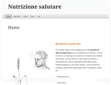 Tablet Screenshot of nutrizionesalutare.com